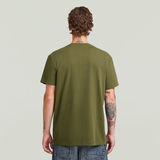 G-STAR Outlet Camiseta Spray G Logo Verde
