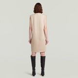 G-STAR Outlet Vestido Seam Detail Loose Beige