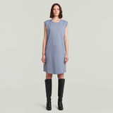 G-STAR Outlet Vestido Seam Detail Loose Azul claro