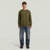 G-STAR Outlet Old Skool Sweater Green