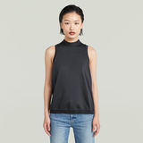 G-STAR Outlet Open Back Knit Tanktop Grey