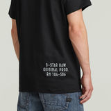 G-STAR Outlet Back Printed T-Shirt Black