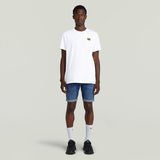 G-STAR Outlet Label Badge Regular T-Shirt White