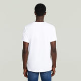 G-STAR Outlet Label Badge Regular T-Shirt White