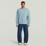 G-STAR Outlet Sprayed 89 Loose Sweater Light blue