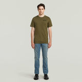 G-STAR Outlet Old Skool Slim Tee Green