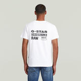 G-STAR Outlet Originals Back Print T-Shirt White