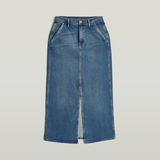 G-STAR Outlet Revynn Long Skirt Medium blue