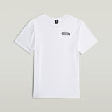 G-STAR Outlet Old Skool Slim Tee White