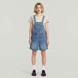 G-STAR Outlet Short Dungaree Medium blue