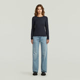 G-STAR Outlet Camiseta Regular Azul oscuro