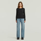 G-STAR Outlet Camiseta Regular Negro