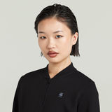 G-STAR Outlet Bomber Sweat Long Sleeve Black