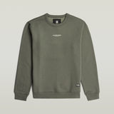 G-STAR Outlet Center Chest Logo Sweater Grey