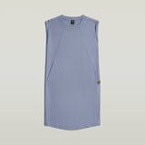 G-STAR Outlet Vestido Seam Detail Loose Azul claro