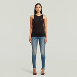 G-STAR Outlet Midge Zip Skinny Jeans Light blue