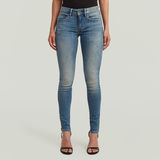 G-STAR Outlet Midge Zip Skinny Jeans Light blue