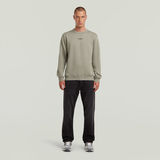 G-STAR Outlet Center Chest Logo Sweater Beige