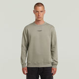 G-STAR Outlet Center Chest Logo Sweater Beige