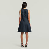 G-STAR Outlet Core Fit And Flare Dress Dark blue