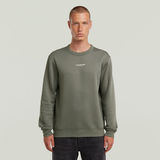 G-STAR Outlet Center Chest Logo Sweater Grey