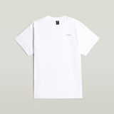 G-STAR Outlet Camiseta Chest Logo Loose Blanco