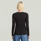 G-STAR Outlet Camiseta Core Eyben Slim U Negro