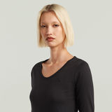 G-STAR Outlet Camiseta Core Eyben Slim U Negro