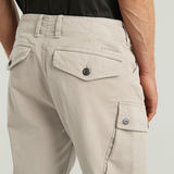 G-STAR Outlet Roxic Zip Straight Tapered Pants Beige