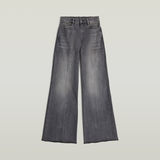 G-STAR Outlet Deck Ultra High Wide Leg Jeans Grey