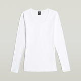 G-STAR Outlet Camiseta Core Eyben Slim U Blanco