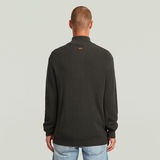 G-STAR Outlet Pullover Half Zip Knit Grey
