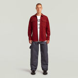 G-STAR Outlet GPO Zip Overshirt Red