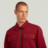 G-STAR Outlet GPO Zip Overshirt Red