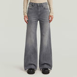 G-STAR Outlet Deck Ultra High Wide Leg Jeans Grey