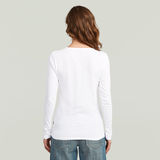 G-STAR Outlet Camiseta Core Eyben Slim U Blanco
