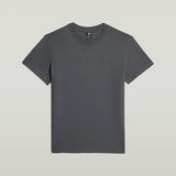 G-STAR Outlet Outline Corporate Script Logo T-Shirt Grey