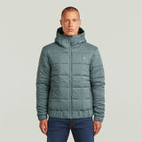 G-STAR Outlet Chaqueta Meefic Quilted Hooded Gris