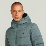 G-STAR Outlet Chaqueta Meefic Quilted Hooded Gris