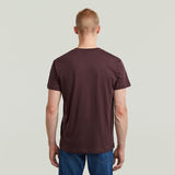 G-STAR Outlet Outline Corporate Script Logo T-Shirt Purple