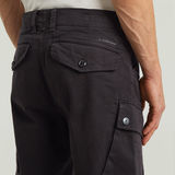 G-STAR Outlet Roxic Zip Straight Tapered Pants Black