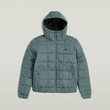 G-STAR Outlet Chaqueta Meefic Quilted Hooded Gris