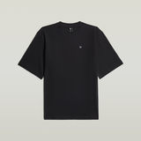 G-STAR Outlet Camiseta estructurada Chest Logo Negro