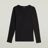 G-STAR Outlet Camiseta Core Eyben Slim U Negro