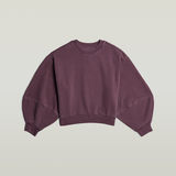 G-STAR Outlet Sudadera Overdyed Big Sleeve Oversized Rojo