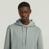 G-STAR Outlet Premium Core Hooded Sweater Light blue