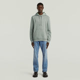 G-STAR Outlet Premium Core Hooded Sweater Light blue