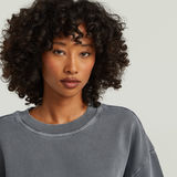 G-STAR Outlet Sudadera Overdyed Big Sleeve Oversized Gris