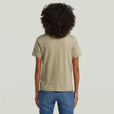 G-STAR Outlet Front Seam T-Shirt Beige
