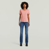 G-STAR Outlet Front Seam T-Shirt Pink